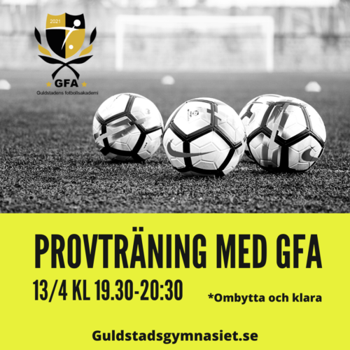 Provträna med GFA!