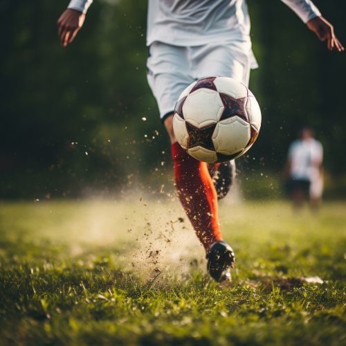 Provträna fotboll på gymnasiet