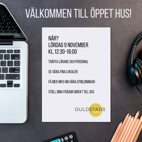 Öppet hus 9 november