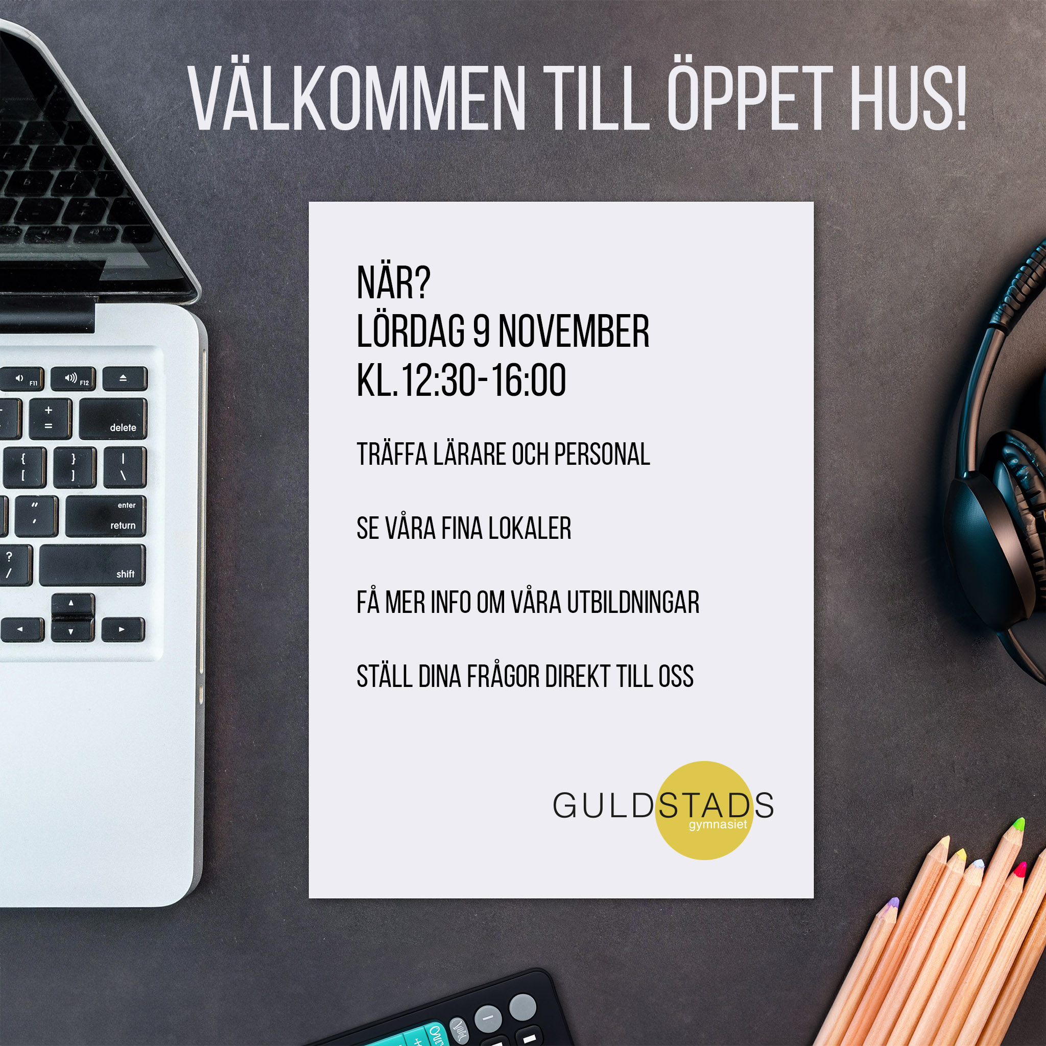 Läs mer om artikeln Öppet hus 9 november