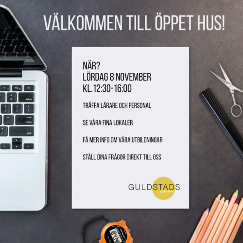 Öppet hus 8 november