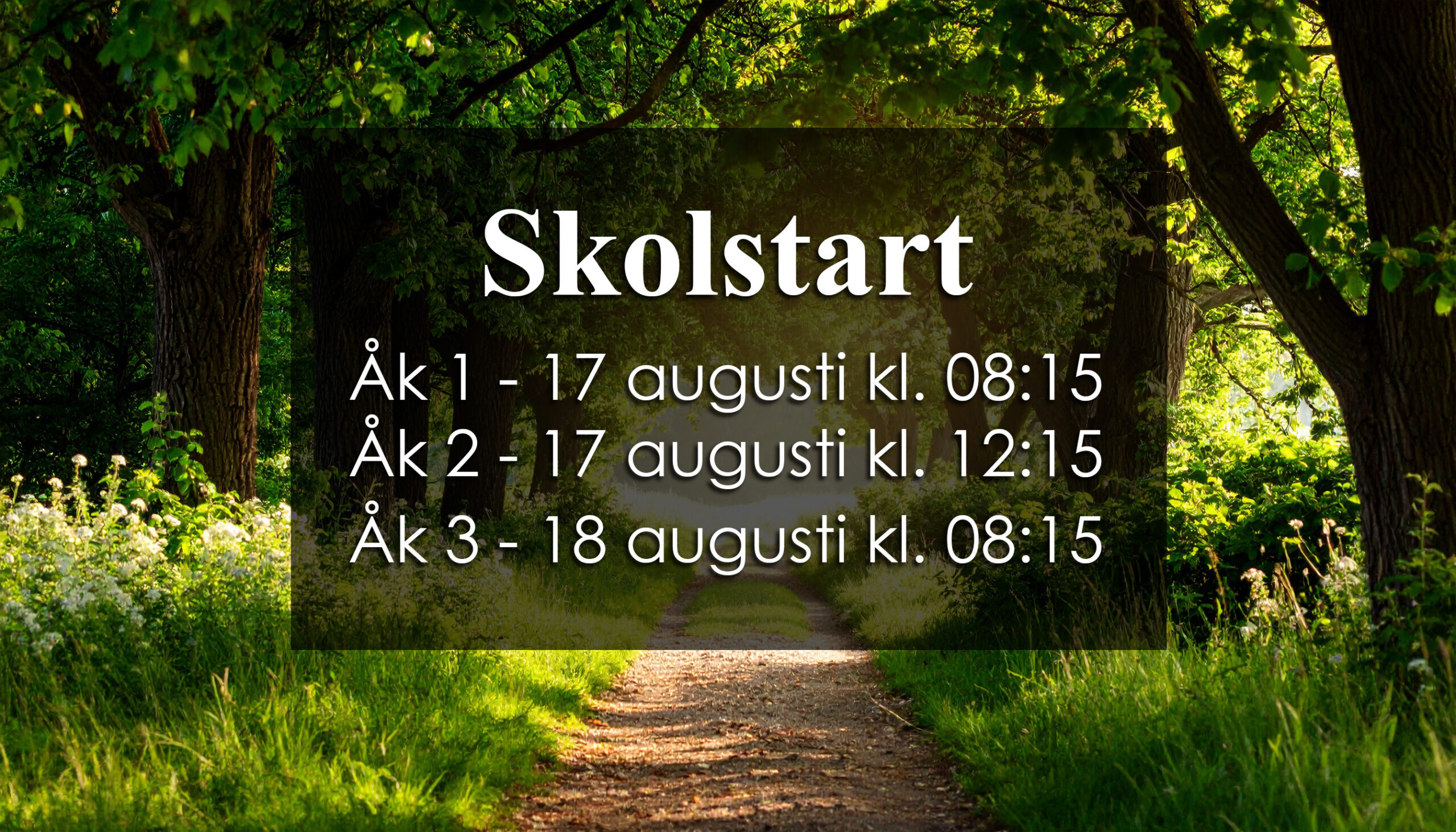 You are currently viewing Skolstart 2026